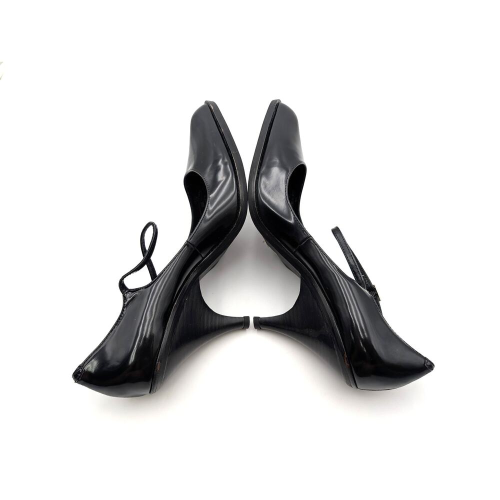 Jeffrey Campbell Pointed Toe Mary Jane Pumps Women's Black Size US10 EU40.5 - Picture 5 of 10